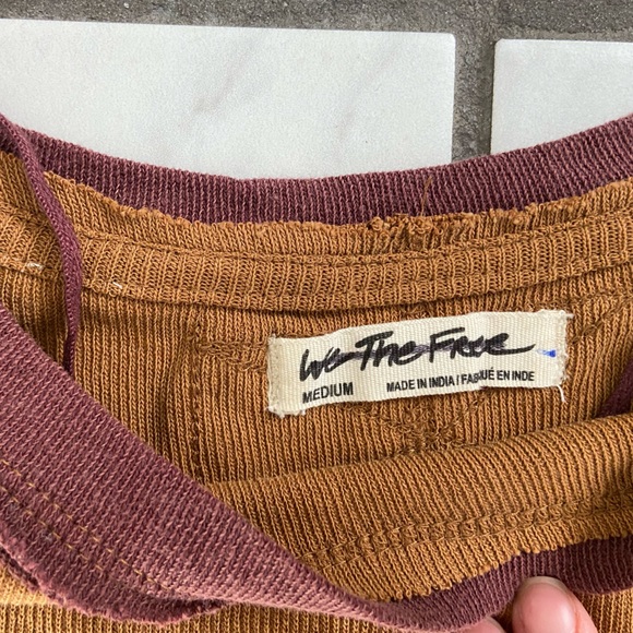 We the Free Baseball Cropped Knit Tee - Picture 4 of 4